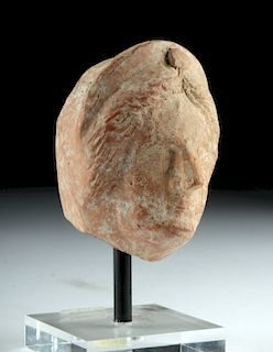 Roman Terracotta Votive Head of Woman