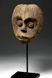 Early 20th C. Borneo Dayak Wood Mask