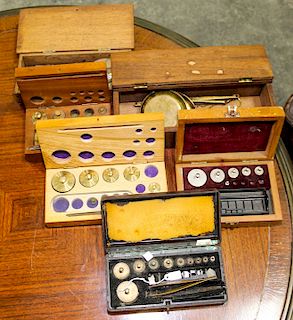 A Collection of Cased Pocket Jewelers Pans