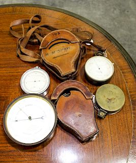 A Collection of Hand-Held Barometers and Altimeters