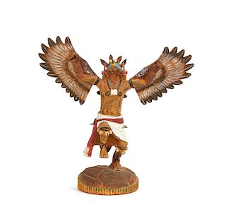 Hopi Eagle Kachina "Kwahu", Attrib. Danny Lanza Behnimptewa