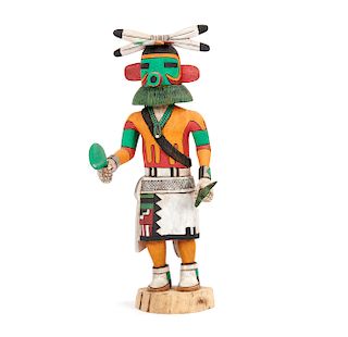 Hopi Bean Kachina "Muzribi", Elmer Adams
