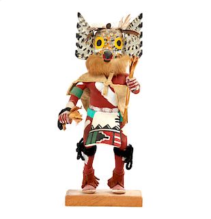 Hopi Great Horned Owl Kachina "Mongwa", Neil Kayquoptewa