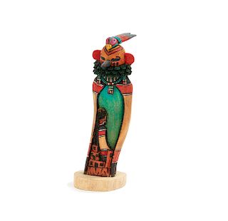 Hopi Parrot Kachina "Kyash", Uster Honie