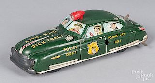 Marx tin litho wind-up Dick Tracy Squad Car