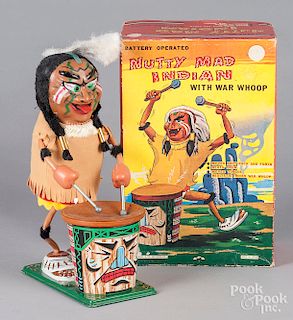 Marx battery operated Nutty Mad Indian