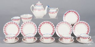 Child's Staffordshire tea set