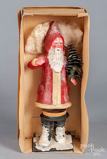 German papier-mâché Santa Claus Belsnickle candy container