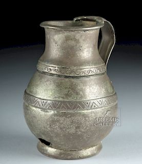 Greek Hellenistic Silver Jug - 217.9 grams