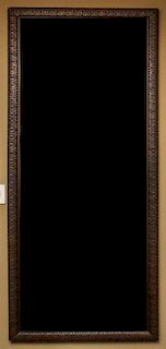 A Victorian Style Pier Mirror, Height 76 x width 32 5/8 inches.