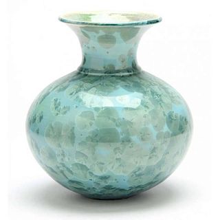 NC Pottery, Phil Morgan, Crystalline Vase