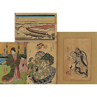 UTAGAWA HIROSHIGE (Japanese, 1797-1858); ETC.