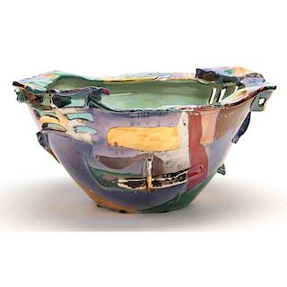 NC Art Pottery, Sally Prange (1927-2007), Center Bowl