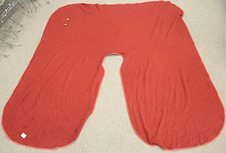Loro Piana cashmere red shawl.