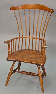Custom Windsor style armchair.
