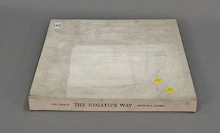 Paul Henry Brach (b. 1924), Paul Brach and Arthur A. Cohen, "The Negative Way", a collaboration portfolio with ten original lithogra...