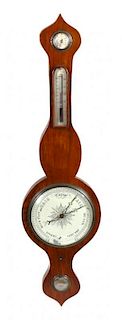 An American Banjo Barometer, Height 37 1/2 inches.