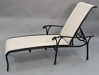 Pair of Tropitone sling aluminum outdoor lounges. lg. 16in.