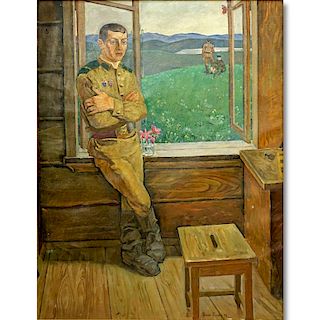 Victor Psarev, Russian (born 1950) Oil On Canvas