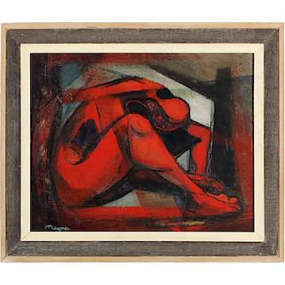 Dick Wagner (American, 20th century), "Red Figure"