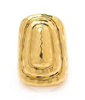 An 18 Karat Yellow Gold Ring, Dunay, 12.60 dwts.