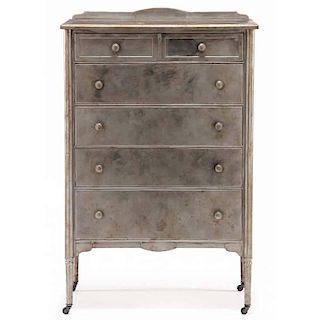 American Machine Age Semi-Tall Chest of Drawers