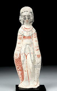 Romano-Egyptian Polychrome Female Figure