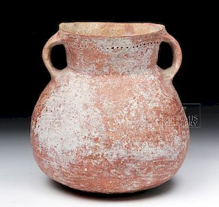 Ancient Holyland Pottery Vessel w/ Handles