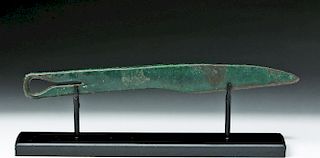 Central Asian Step Bronze Key-Hole Knife
