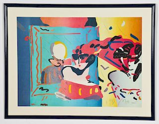 Peter Max Lithograph, 1983
