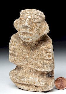 Huastec Stone Seated Idol, ex-Arte Primitivo