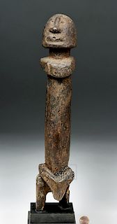 Early 20th C.  African Dogon Wood Figure, ex-Segy