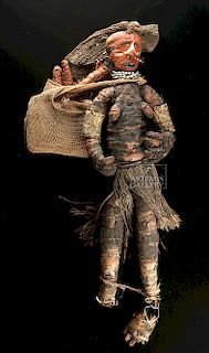 20th C. Papua New Guinea Mendi Textile "Payback Doll"