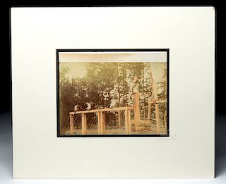 Historic Photo "Crucifixion and Gokumon" - Beato, 1860s