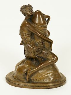 Bruno Zach (Austrian, 1891-1945) Vintage Erotic Art Bronze
