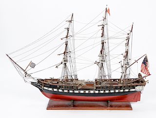 Fine Vintage Handmade Ship Model