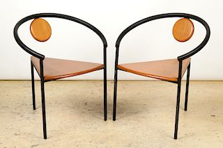 2 Modernist Memphis Chairs