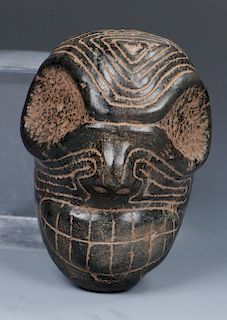 Taino Skull-Like Head (1000-1500 CE)