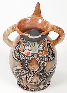 George Johnson (b. 1951) Glazed Stoneware Vessel, 2001