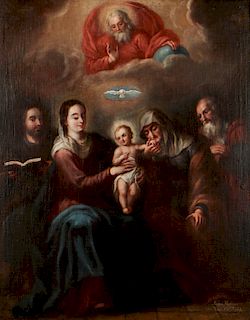 Nicolas Rodriguez Juarez (1667-1734) La Sagrada Familia (The Holy Family)
