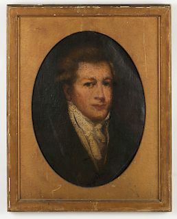 Antique Oil Portrait of a Gentleman