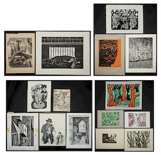 Harry Brodsky (1908-1997) Collection of 14 Lithographs