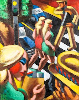 Jack Gerber (American, b. 1927) Painting