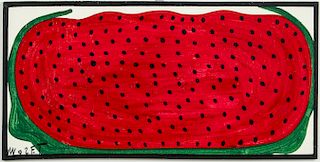 Mose Tolliver (1925-2006) Watermelon Painting
