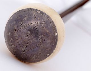 Early 20th C. Boston Red Sox Walking Stick