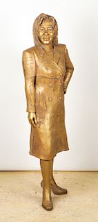 Life-Size Statue of Cee Cee Ross Lyles, 9/11 Flight Attendant