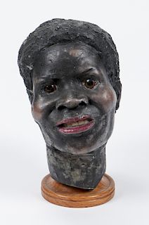 1930's Wax Mannequin Head