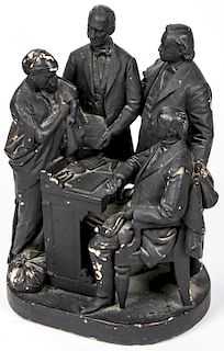 John Rogers Group Statue, "The Fugitive's Story"