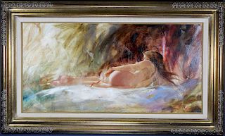 Donald Zolan (1937 - 2009) "Reclining Nude"