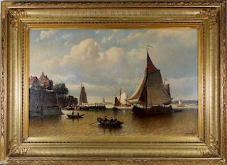 Johan Adolph Rust (1828-1915) Monumental Painting